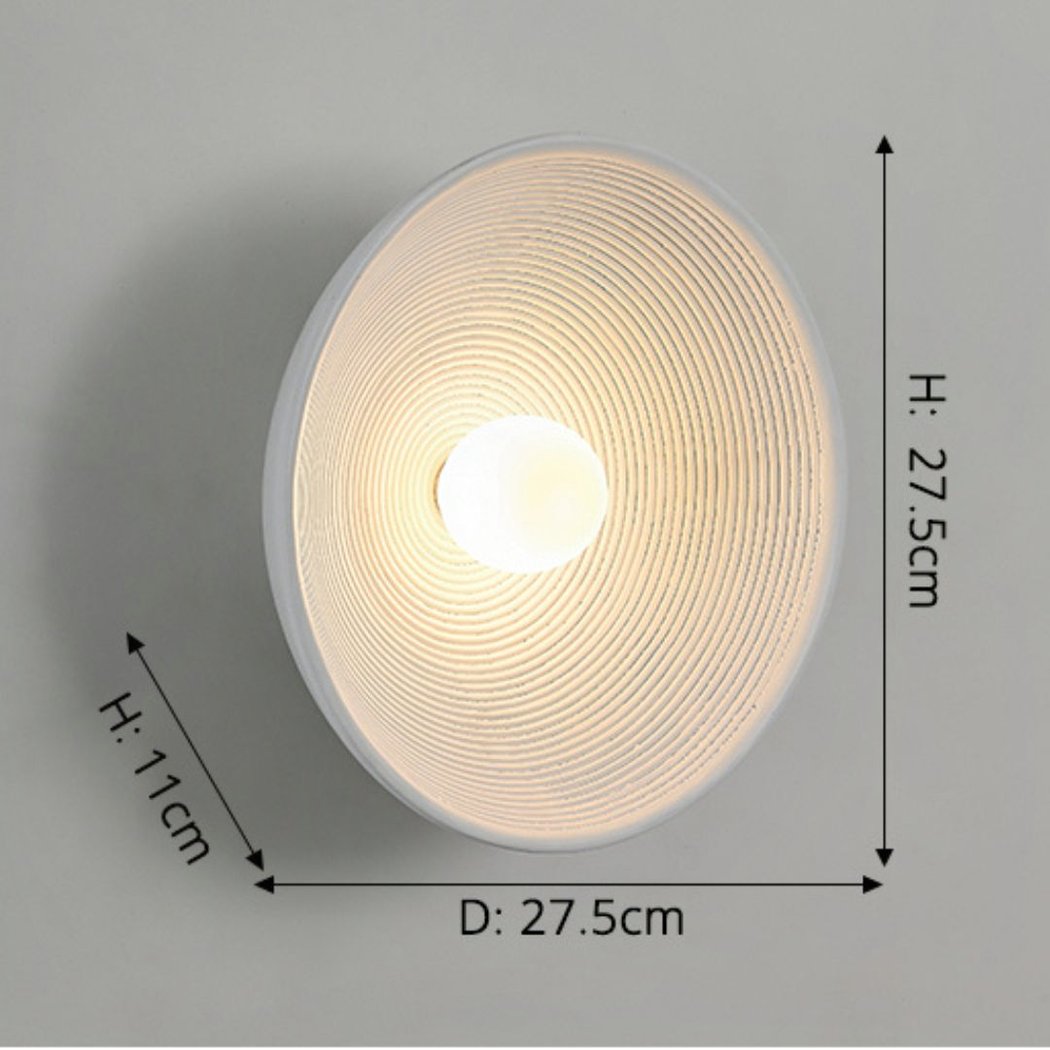 Scandi Retro Runde Wandlampe – Gemütliches Licht für Jeden Raum