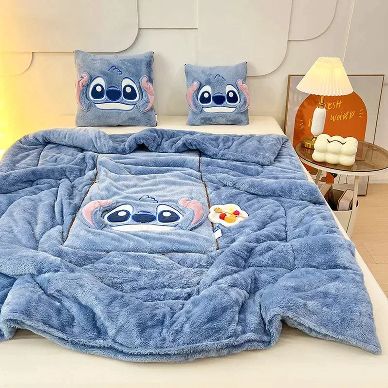 Kuscheliges Decken- und Kissen-Set – Für Wärme und Gemütlichkeit