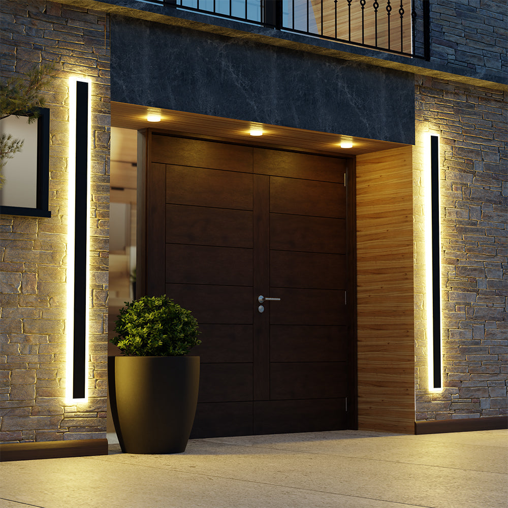 LumiLine Außenlampe – Minimalistisches Design mit Warmem Licht
