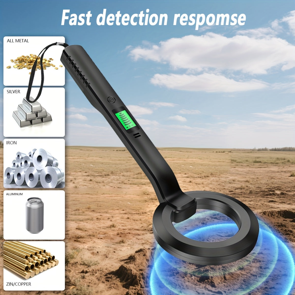 ProScan Metalldetektor – Präzise und Benutzerfreundlich für Outdoor-Abenteuer