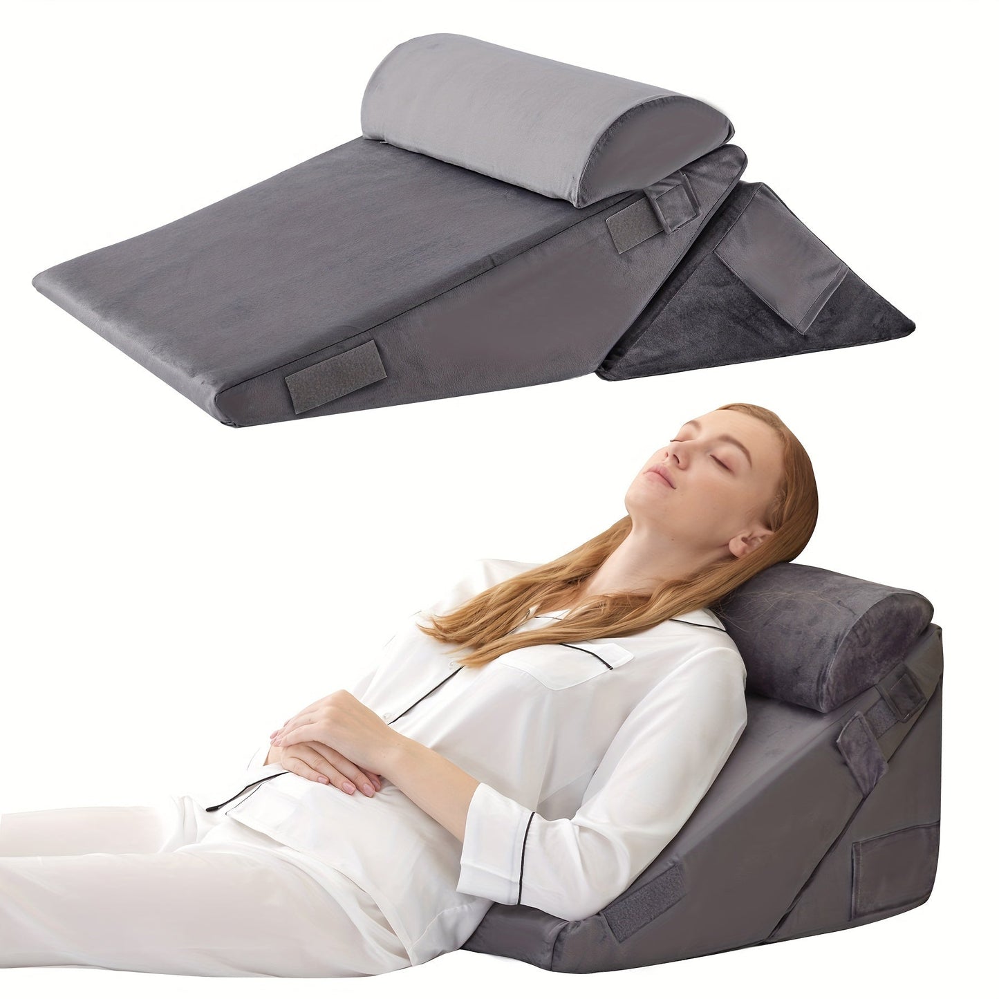 RelaxPlus Verstellbares Bett-Winkelkissen – Komfort und Unterstützung bei der Genesung