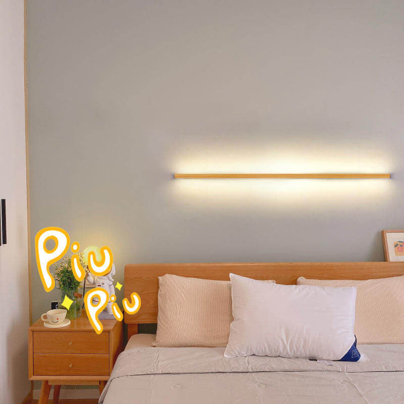 Minimalistische Holz-Wandlampe – Stimmungsvolle Beleuchtung für jeden Raum