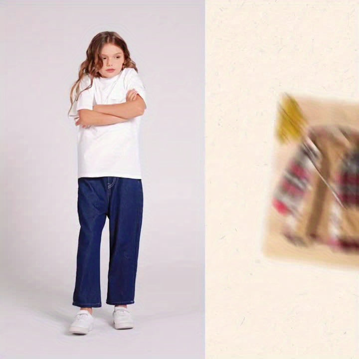 Mila Fleece Karierter Mantel für Kinder – Warm und Stylisch für den Winter