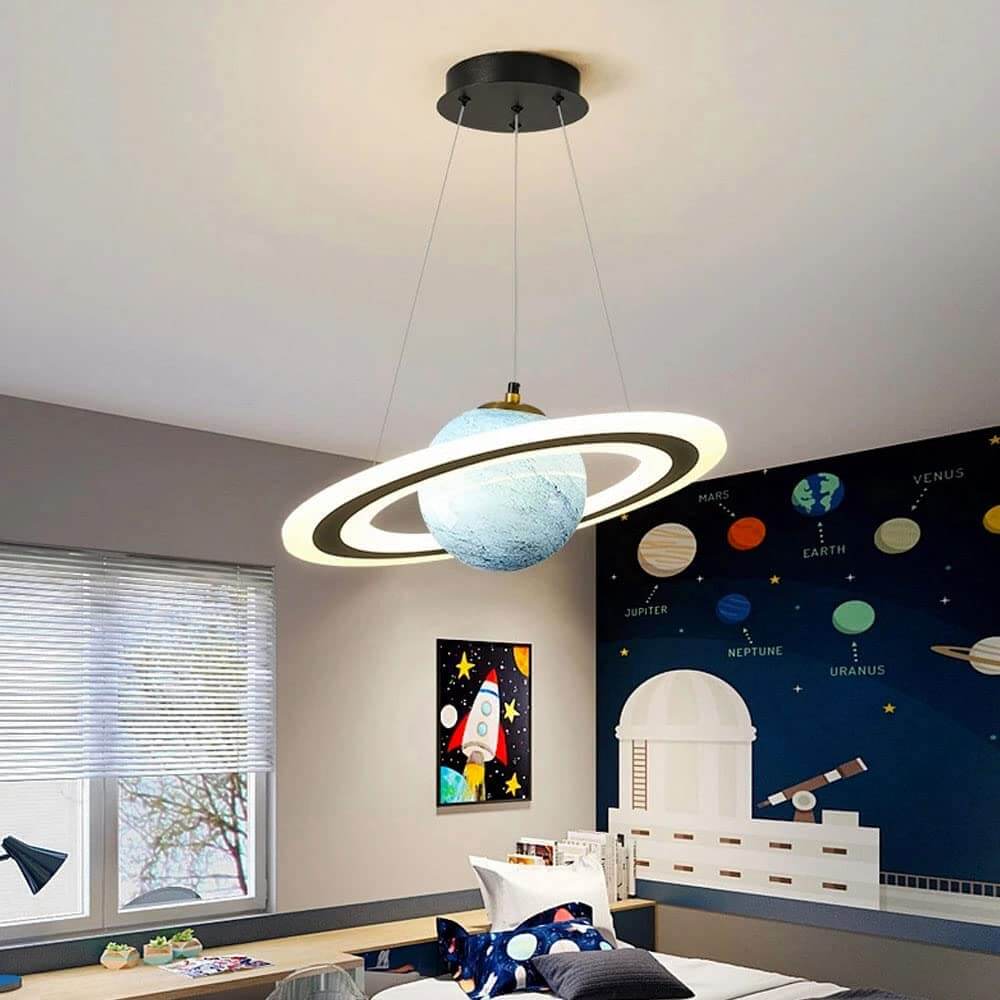 Kinderzimmer LED Hängeleuchte im Planetendesign – Magische Atmosphäre