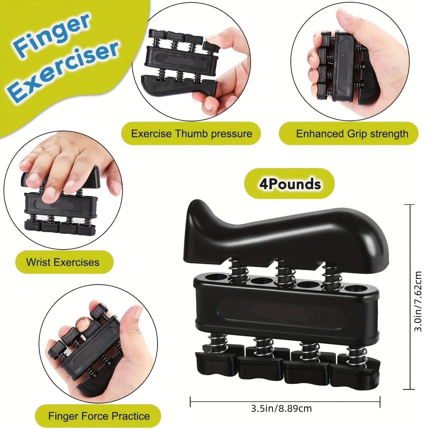 PowerGrip Handtrainer Set – 5-in-1 für Starke Hände und Unterarme
