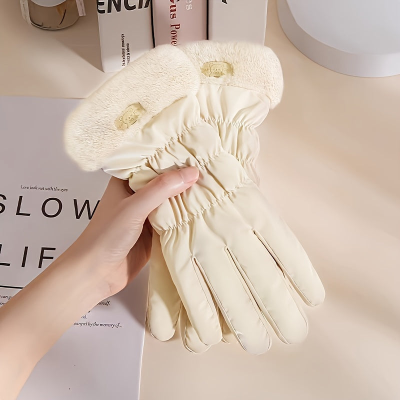 Premium Winter-Touchscreen-Handschuhe – Wärmeisolierte, Winddichte und Wasserabweisende