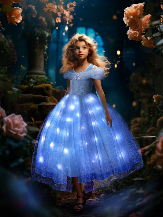 Magisches LED Tutu Kleid für Mädchen – Verzaubernde festliche Erfahrung