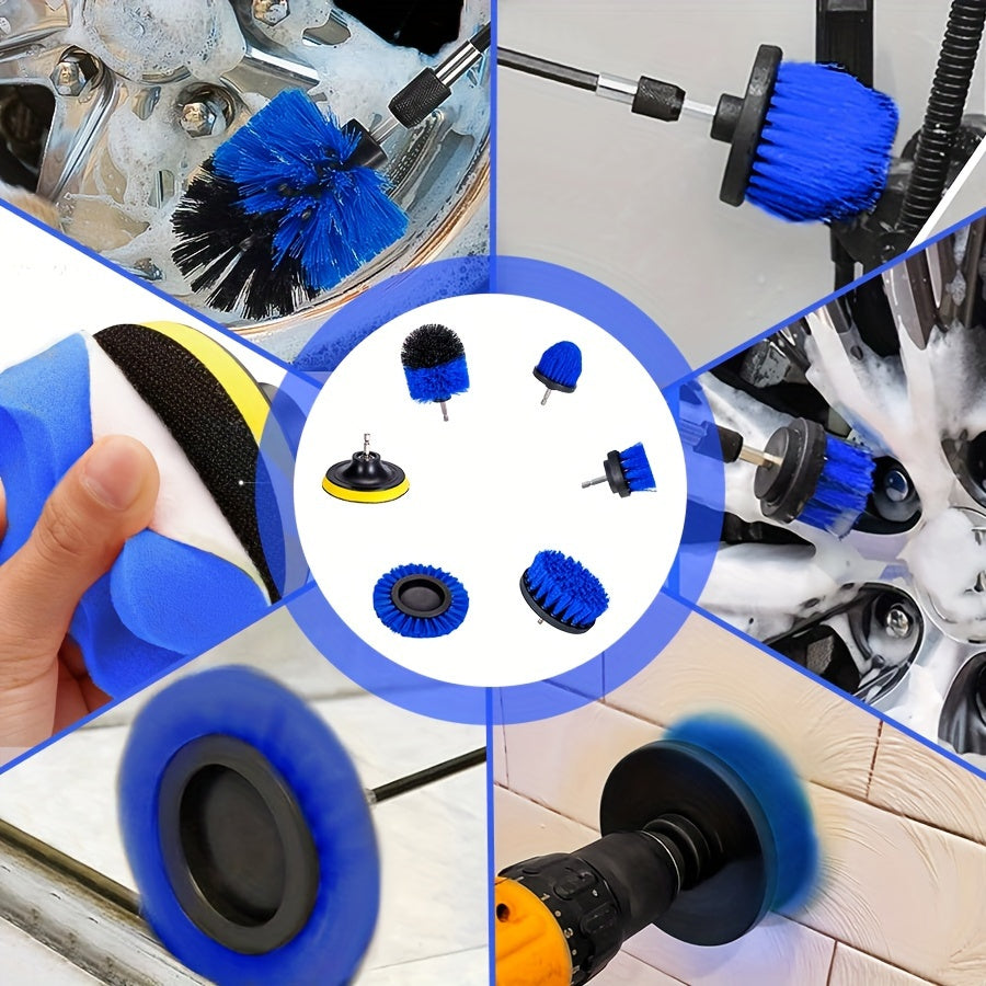 Multifunktionales Auto-Waschbürsten-Set – Komplett und Praktisch