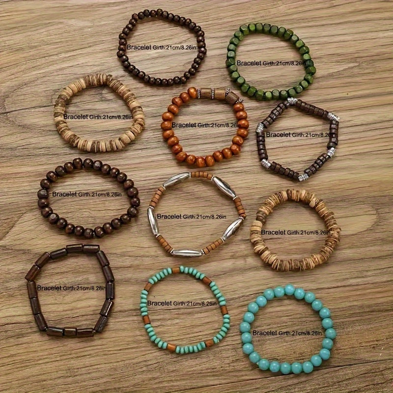 Natürliche Armband-Set – Für einen stilvollen Look