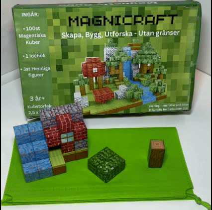 Magnetisches Konstruktionsspiel – Bau deine Welt
