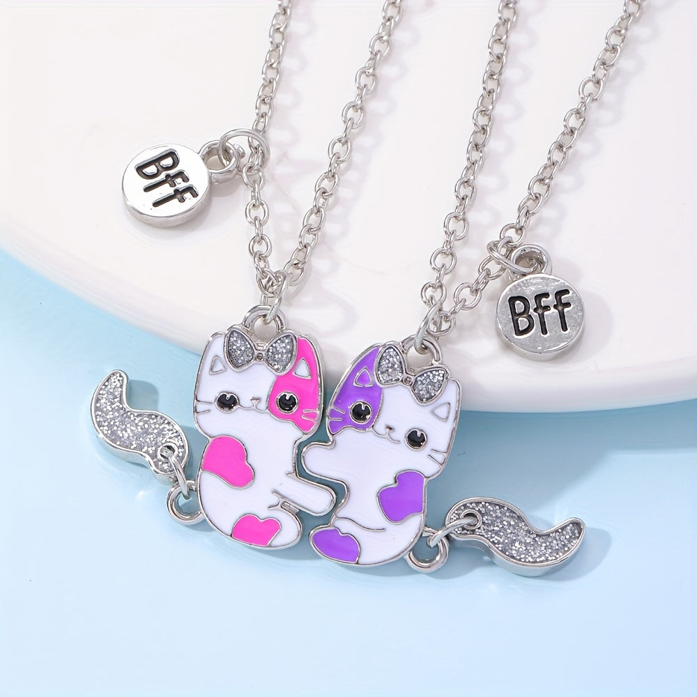 BFF Katzenhalsketten-Set – Für Freundschaft und Stil