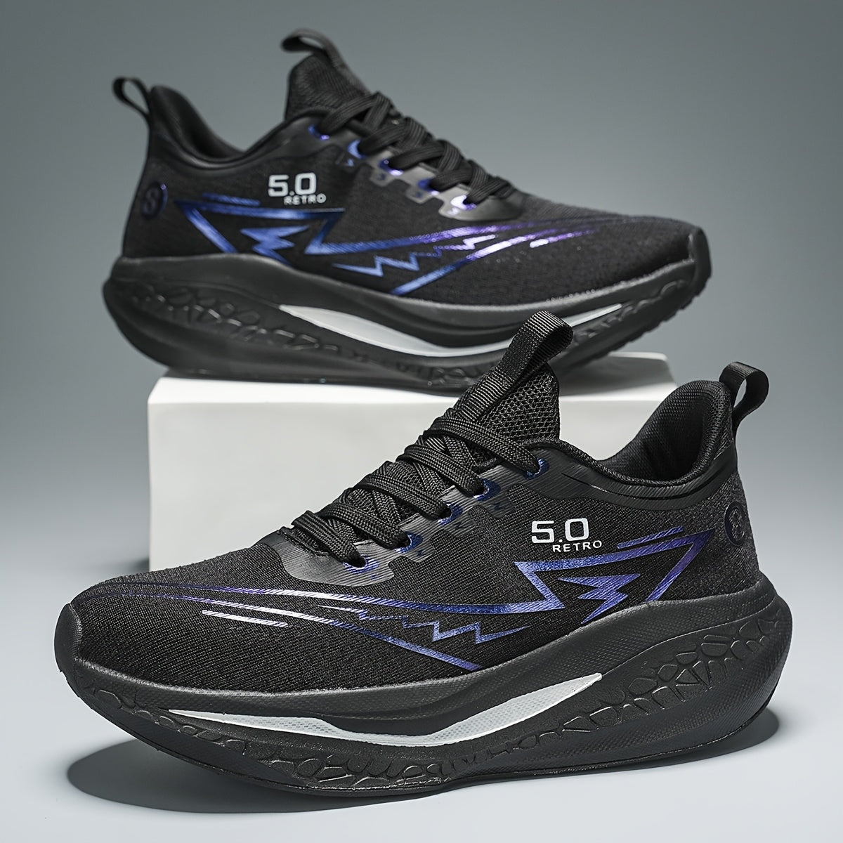 Leichte atmungsaktive Laufschuhe für Herren – Stilvolle Outdoor-Sneaker