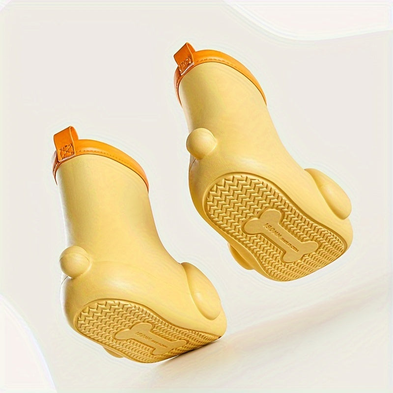 Plüsch Welpen Gummistiefel für Kinder – Warm und verspielt für regnerische Tage