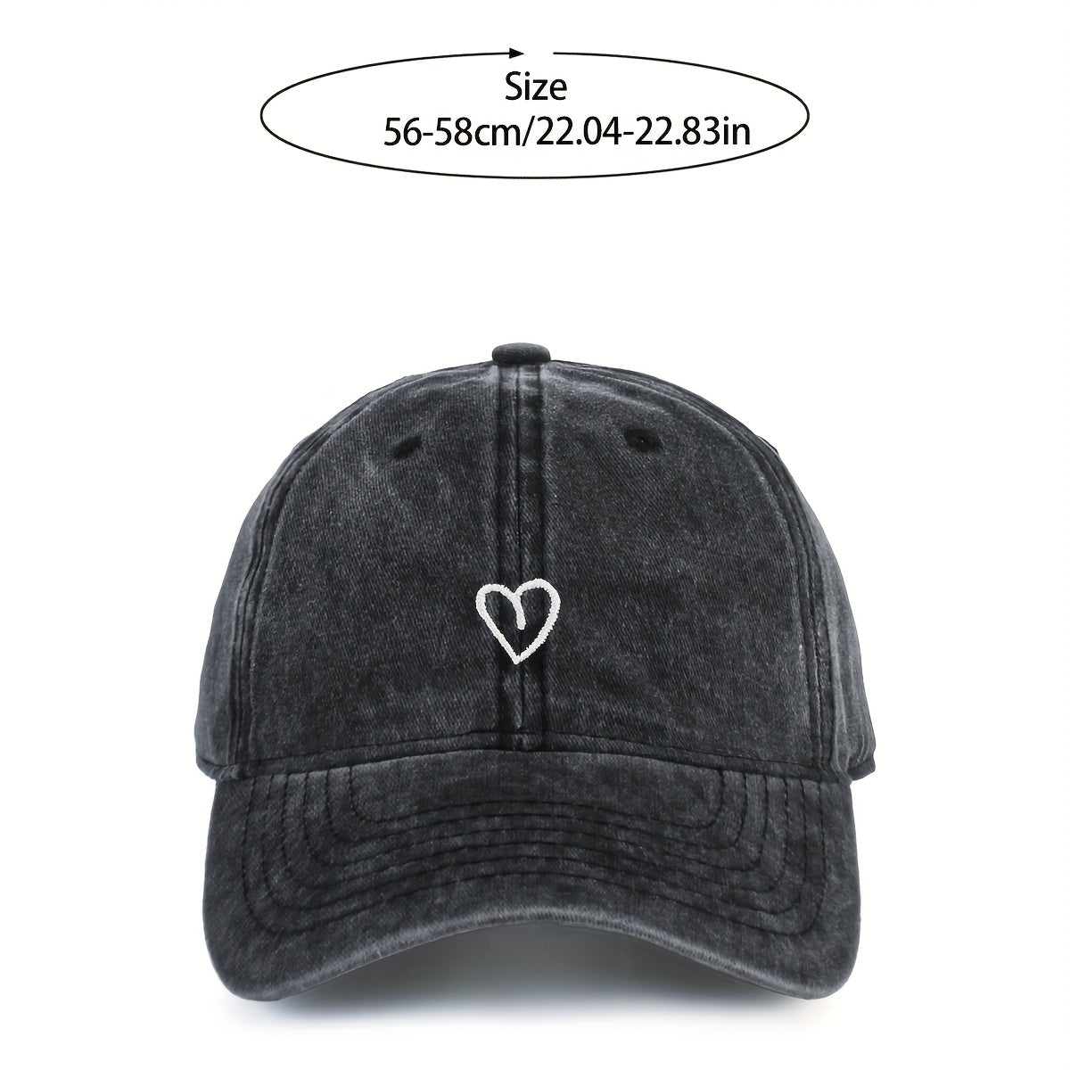HeartBeat Vintage Cap – Lässig und Verstellbar