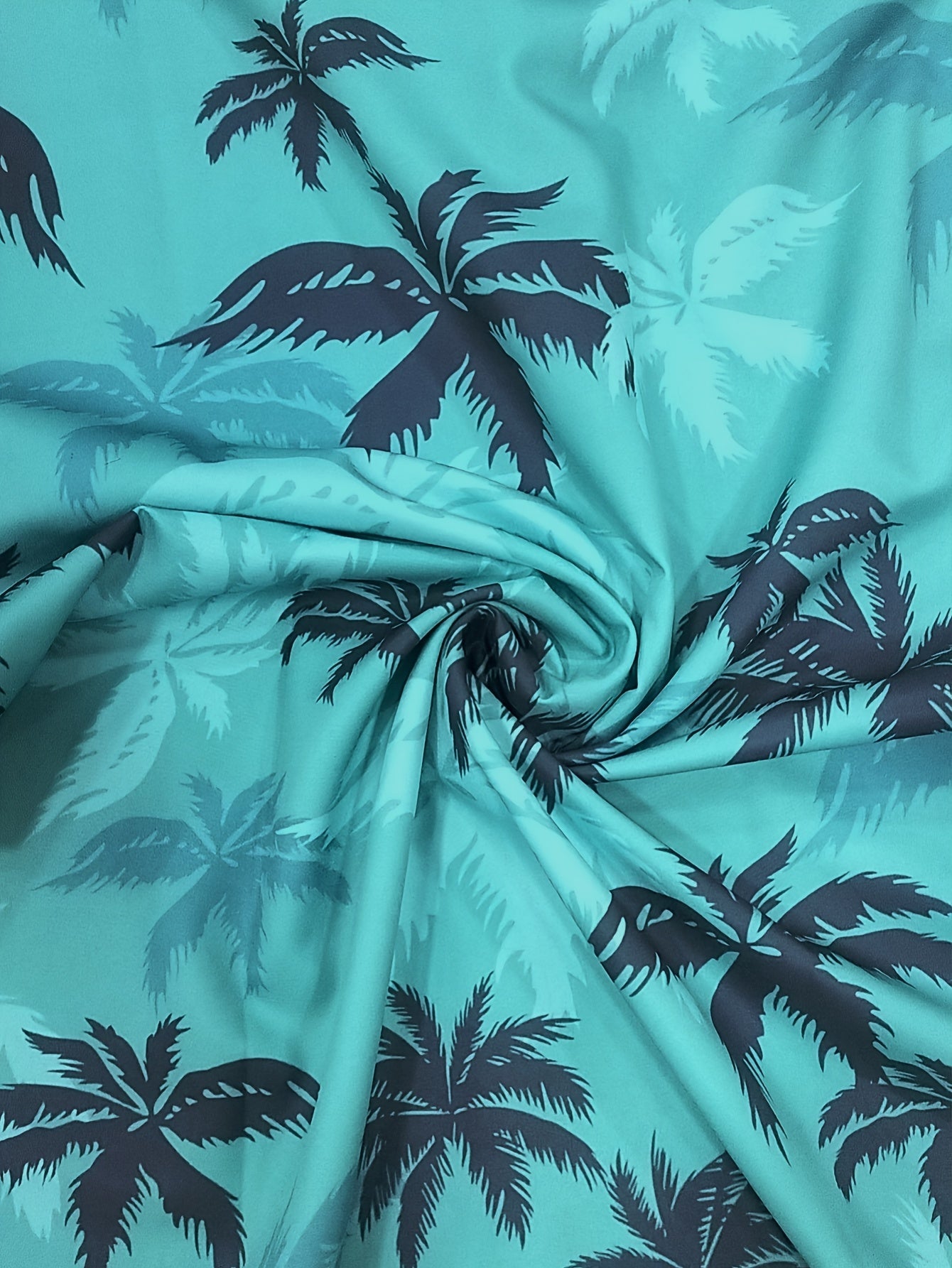 Herren Hemd mit Palmenprint – Lässiger & Atmungsaktiver Sommerstil