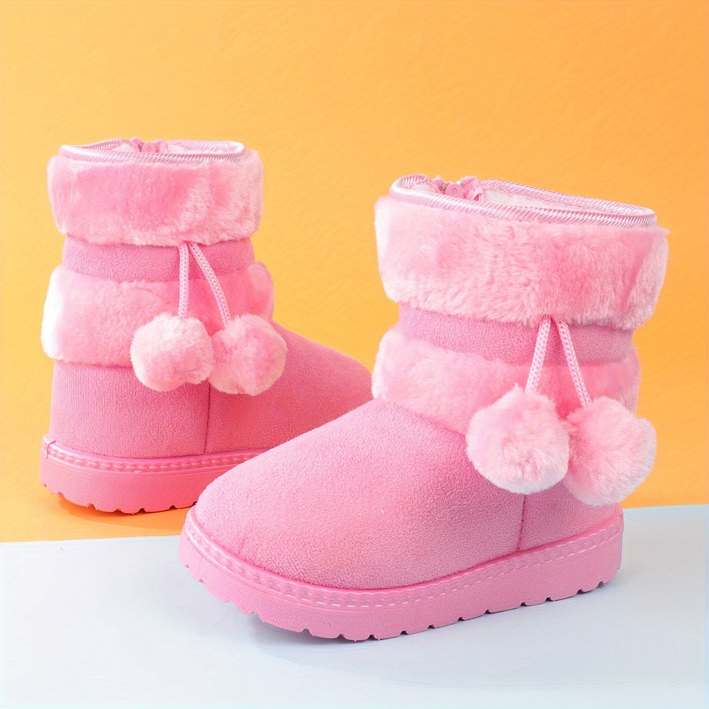 Niedliche Plüschstiefel für Mädchen – Für Wärme und Komfort