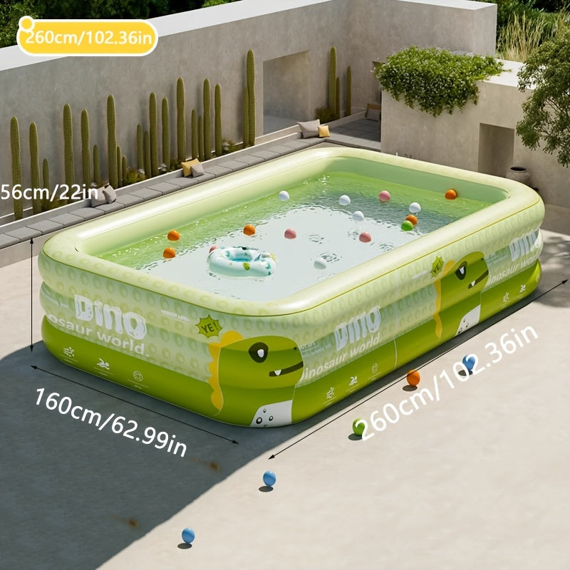 Dino Aufblasbares Schwimmbad – Sicher, Spielerisch und Komfortabel