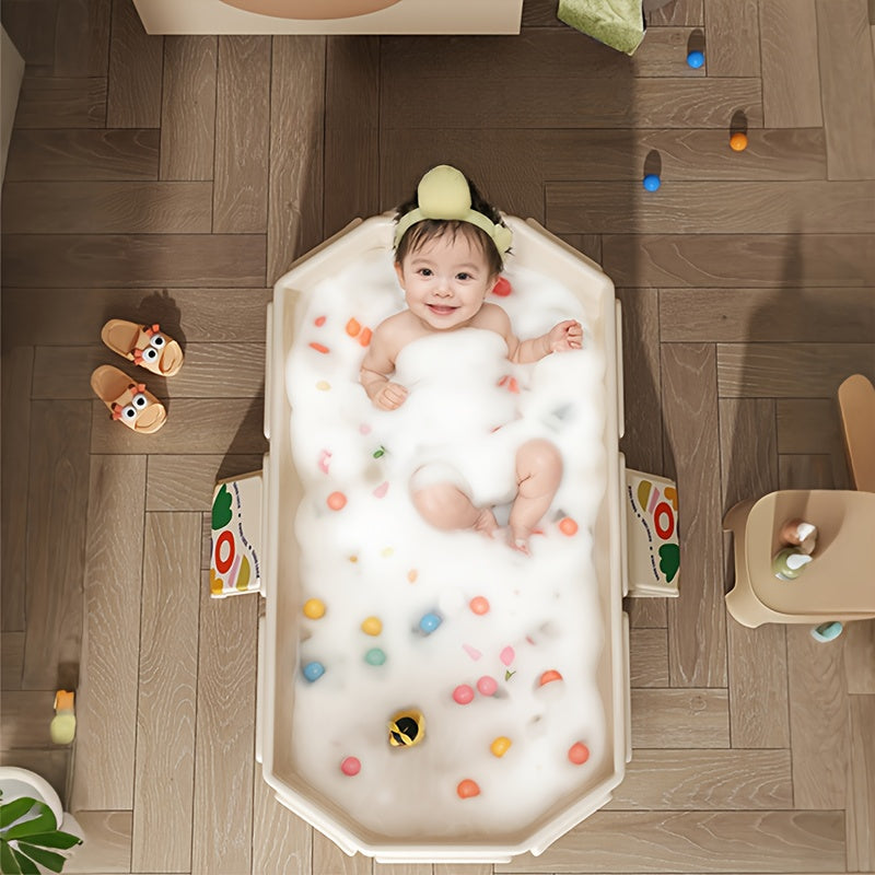 Bequeme Faltbare Badewanne für Babys – Praktisch und Geräumig für Entspannung