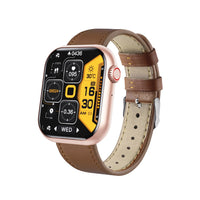 F57 Gold/Braunes Leder