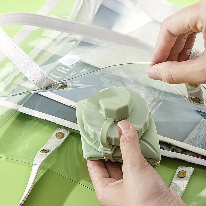 SmartFold – Wiederverwendbarer faltbarer Becher.