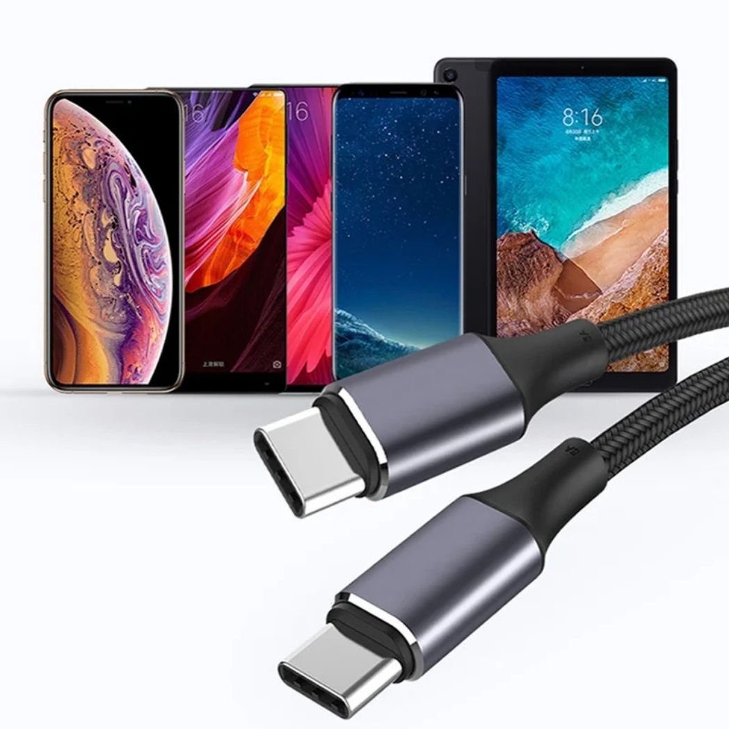 USB-C zu USB-C Schnellladekabel – 100W Leistungsstark und Langlebig