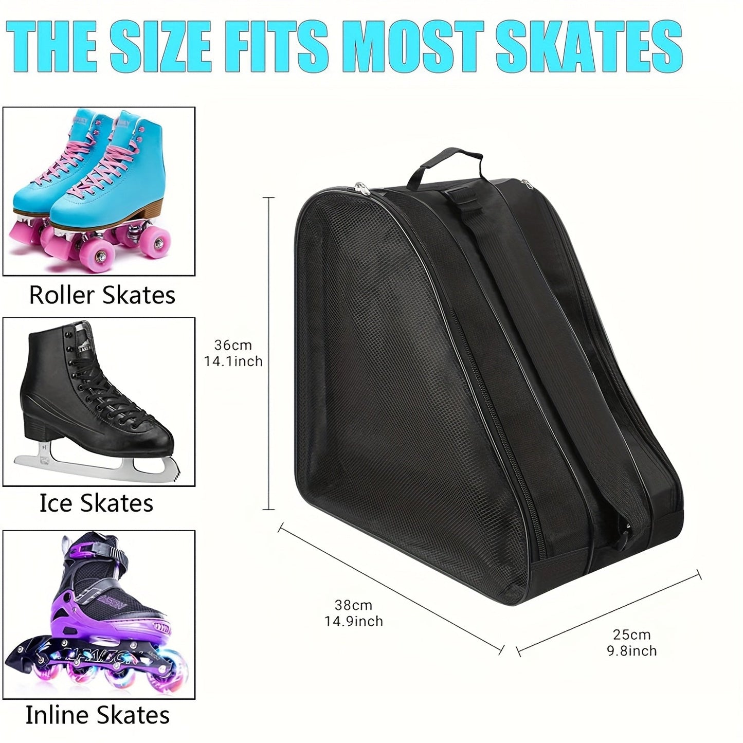 ProGlide Skatebag – Praktische Aufbewahrungstasche für Alle Arten von Skates