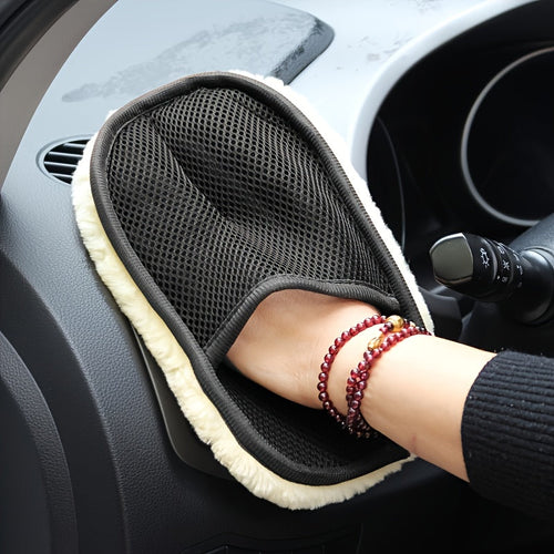 Ultra Weiche Mikrofaser Putzhandschuh - Perfekt für die Autopflege
