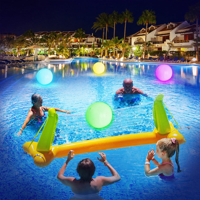 LED-Aufblasbare Leuchtbälle für Pool und Garten