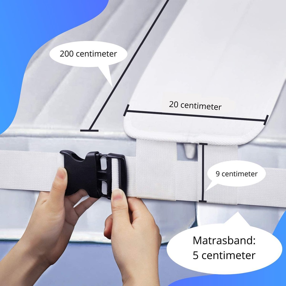 StaySecure Matratzenkeil – Hält Ihre Matratze An Ort und Stelle, Ohne Zu Verrutschen