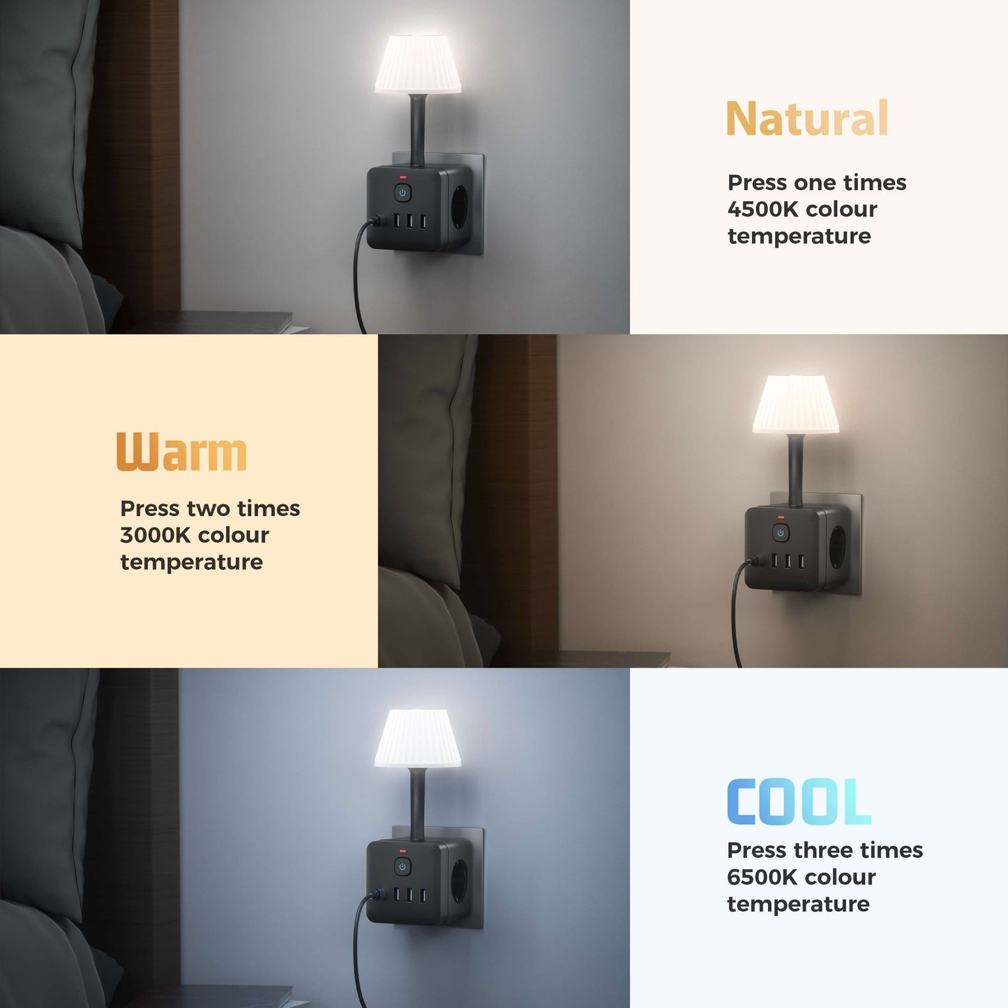 Smart 8-in-1 Nachtlampe – Für Smarte Lösungen und Beleuchtung
