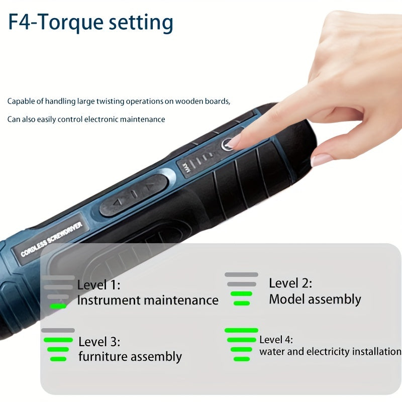 3.6V Lithium Akku Schraubendreher Set – Kompakt und Benutzerfreundlich