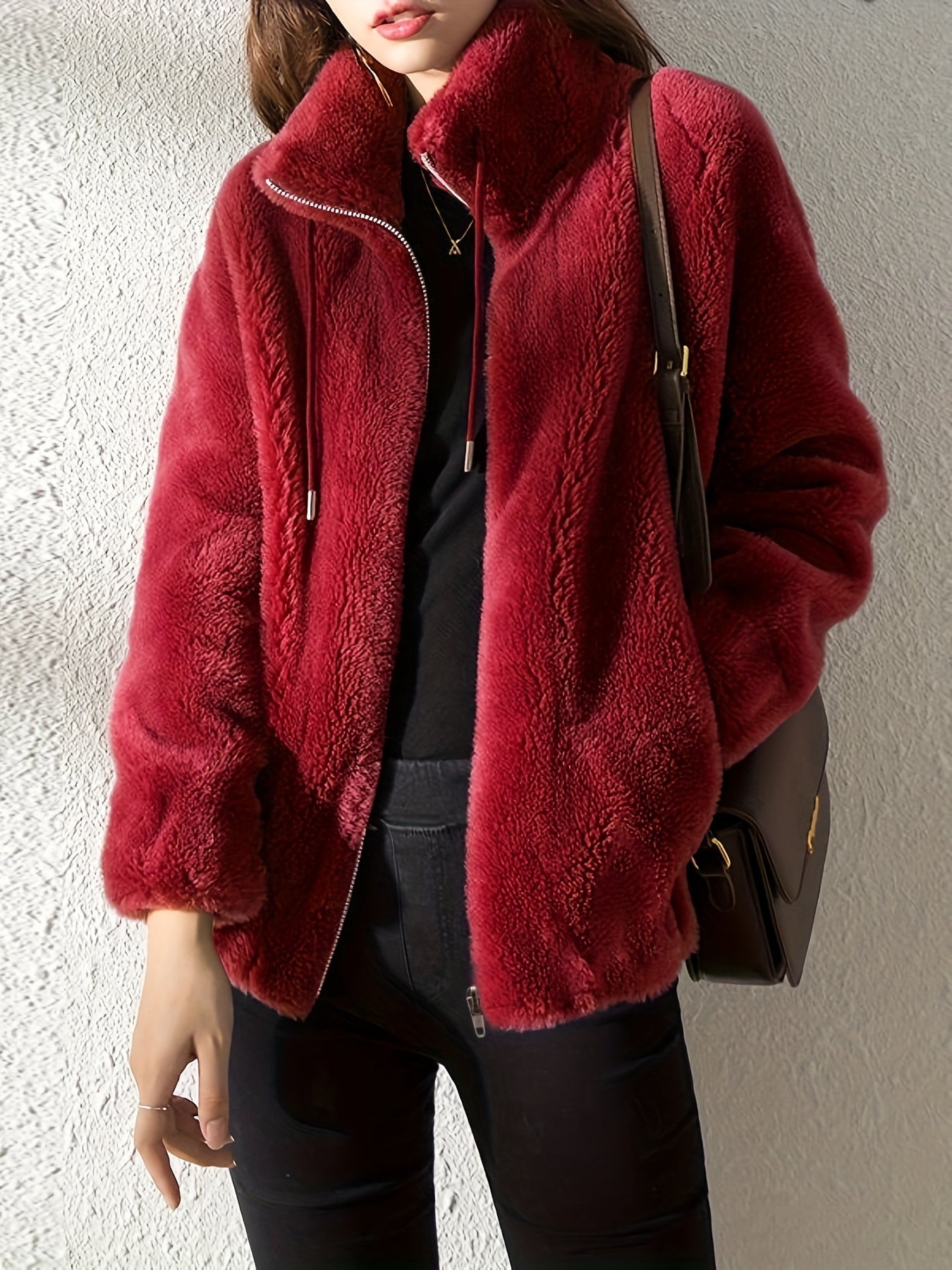 Isabelle Teddy Mantel – Bequem und Stylisch für Kalte Tage