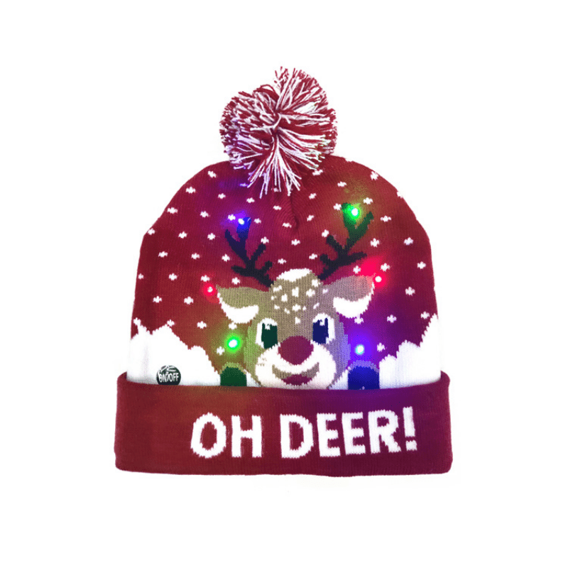 Frosty LED Weihnachtsmützen – Erleuchtet und Fröhlich für die Feiertage