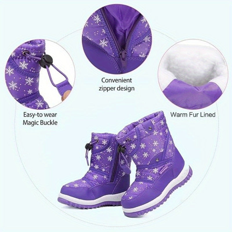 Fröhliche Winterstiefel für Kinder – Wärme und Spaß im Schnee