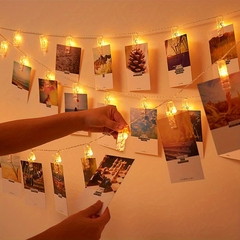 LumiClip LED Lichterketting – Magische String Lights met Fotoclips