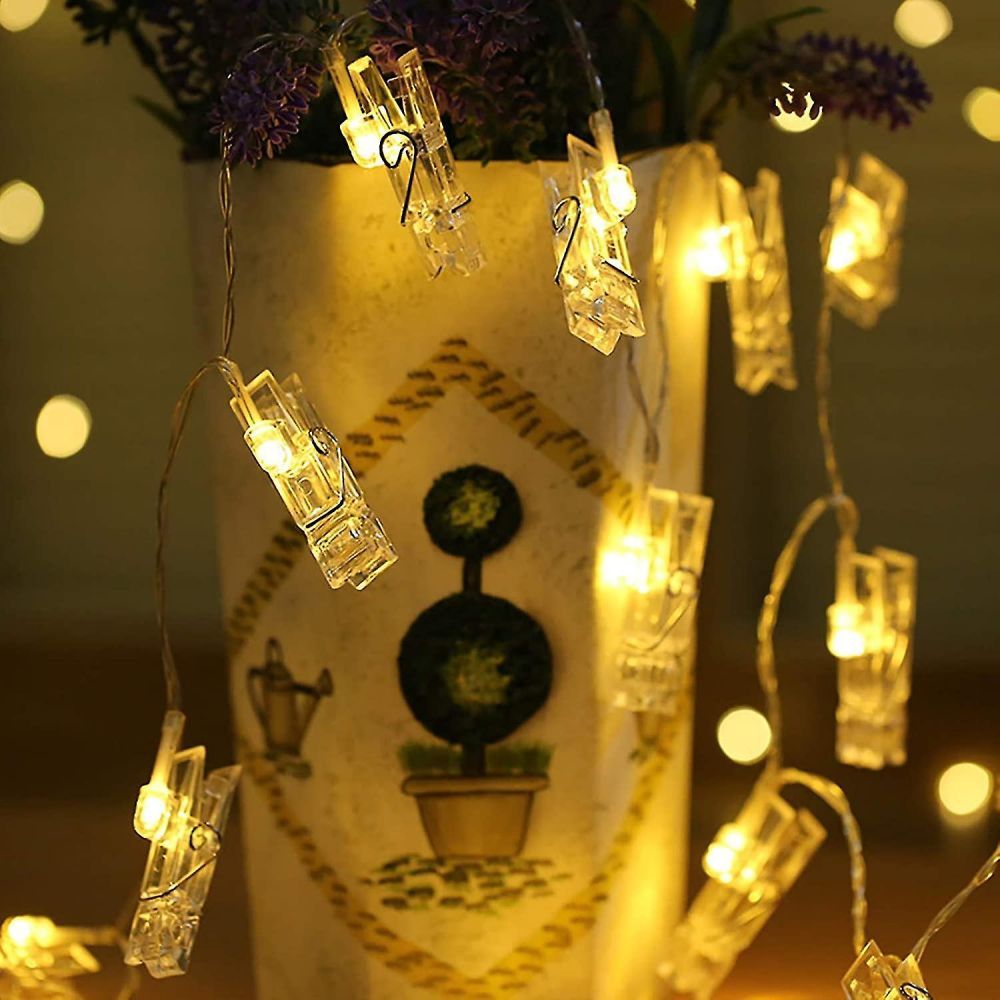 LumiClip LED Lichterketting – Magische String Lights met Fotoclips