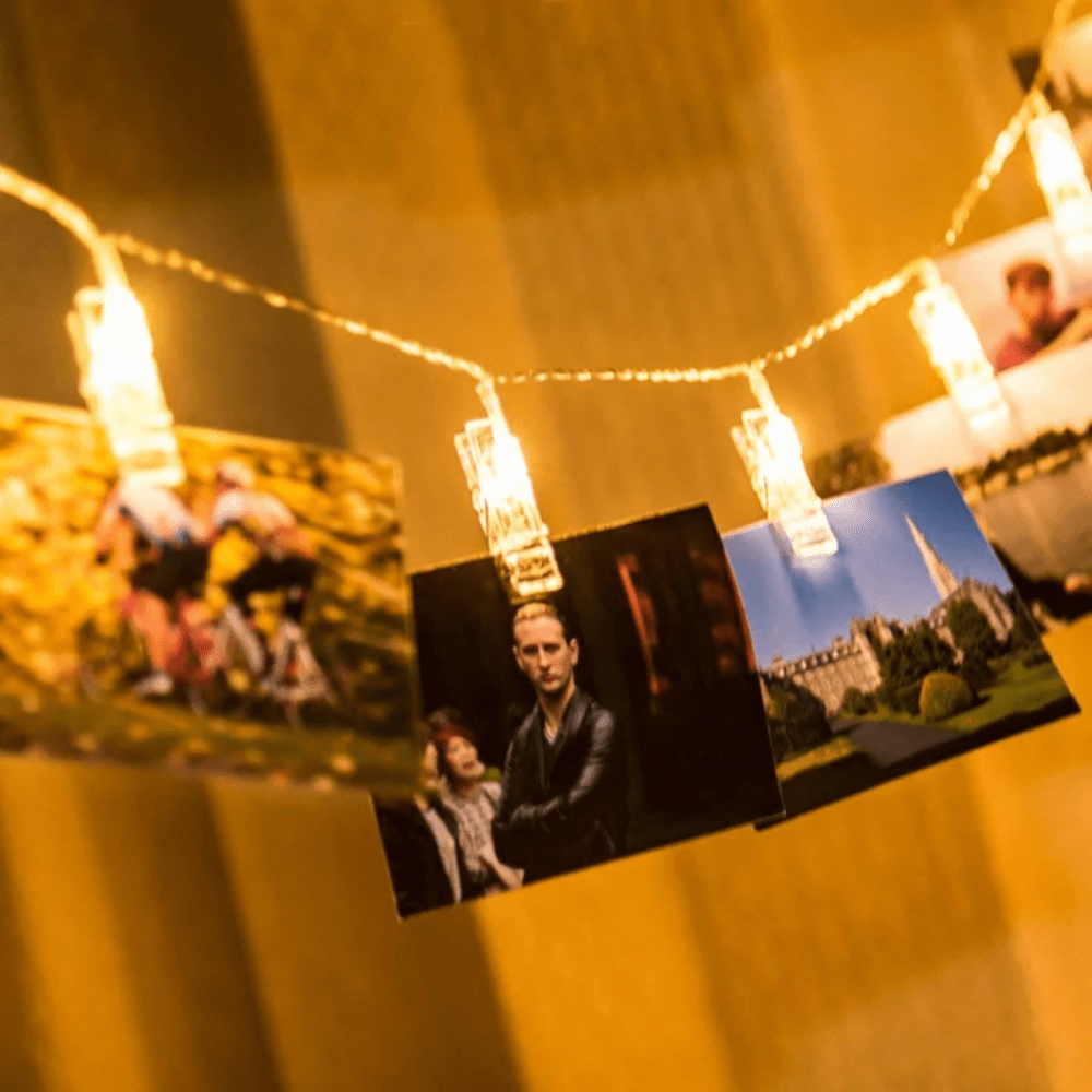 LumiClip LED Lichterketting – Magische String Lights met Fotoclips