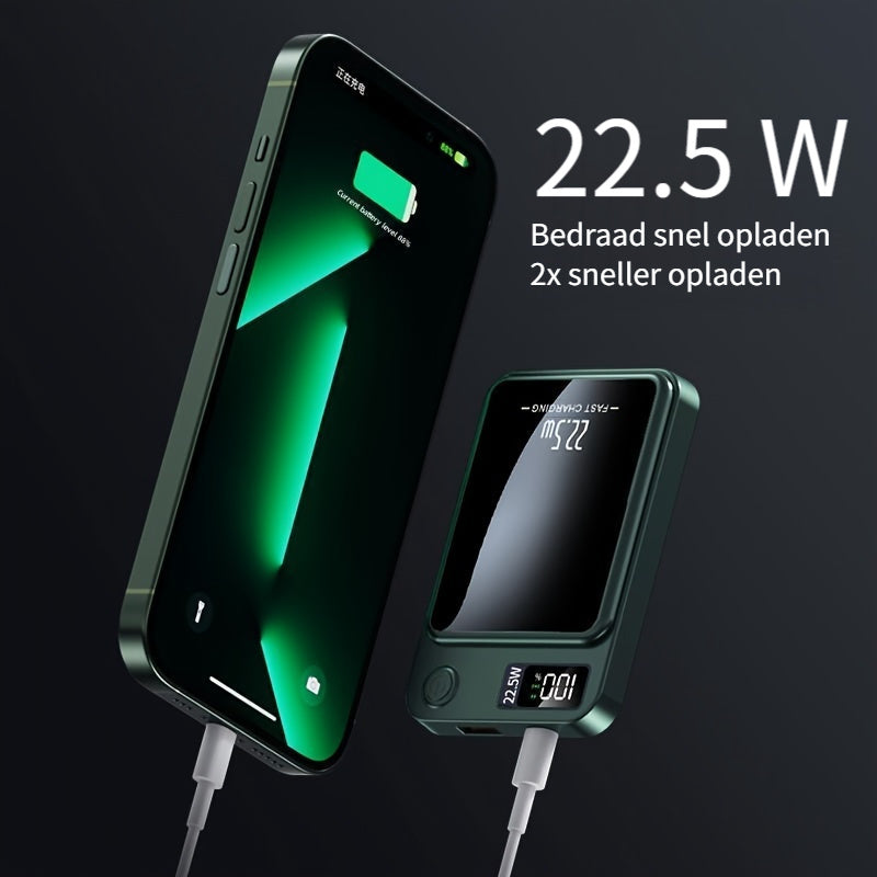 Magnetische Powerbank – Ultradünn mit Superschneller Drahtloser Ladetechnologie