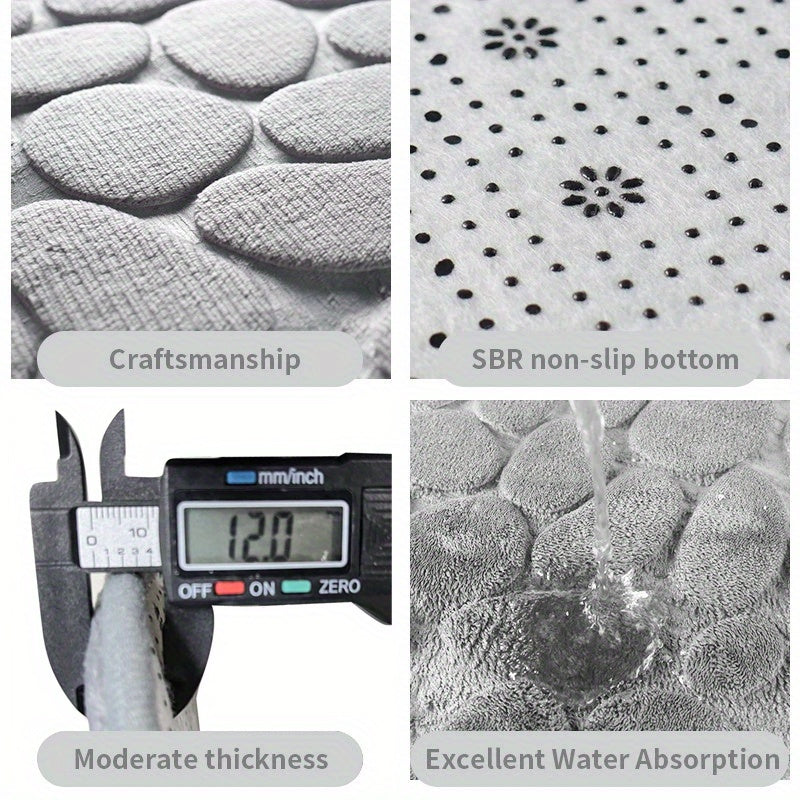 PebbleFlow Badematte – Für Bequeme Badeerlebnisse
