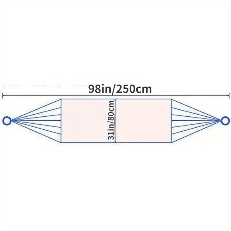 Robuste Nylon-Hängematte – Ergonomisch und Multifunktional für Draußen