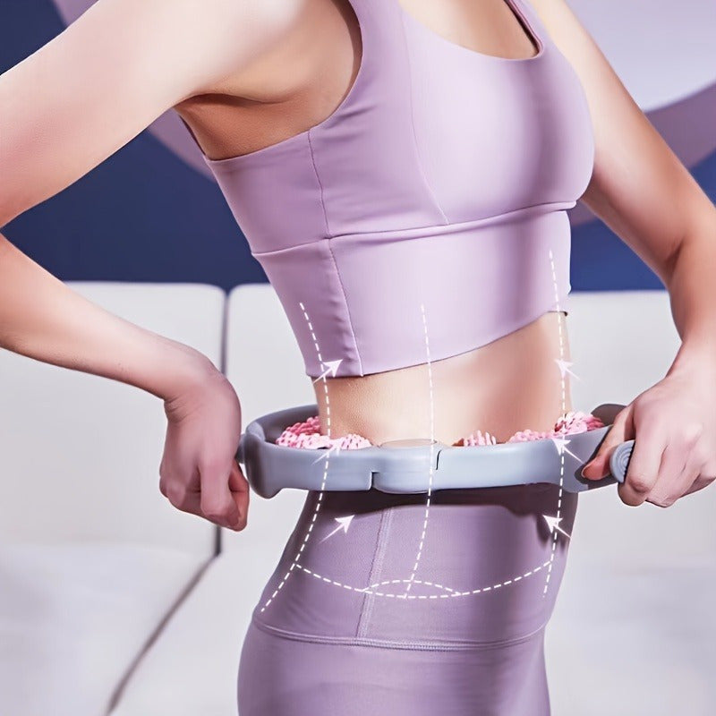 FlexiRoller 14-Rollen Massageroller – Tiefe Muskelentspannung mit Beinklemme