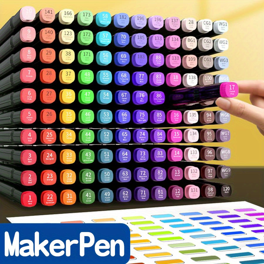 TouchHero 168 Farben Alkoholmarker Set – Professionell und Vielseitig