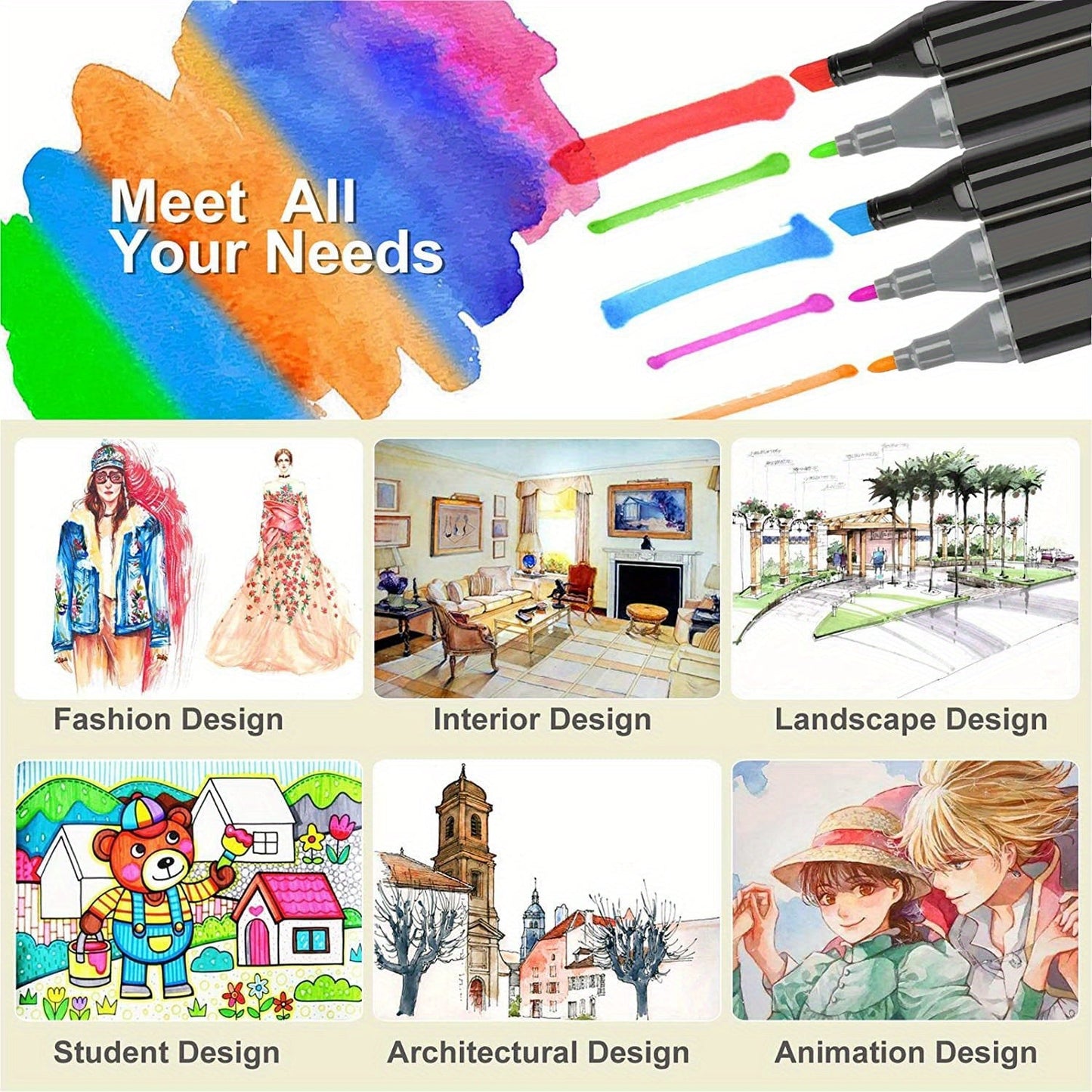 TouchHero 168 Farben Alkoholmarker Set – Professionell und Vielseitig