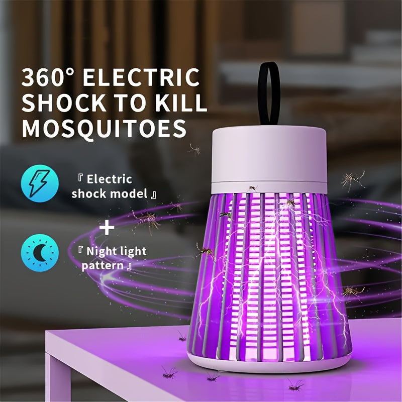 Wiederaufladbare Mückenlampe – 360° UV-Elektroschock-Insektenvernichter