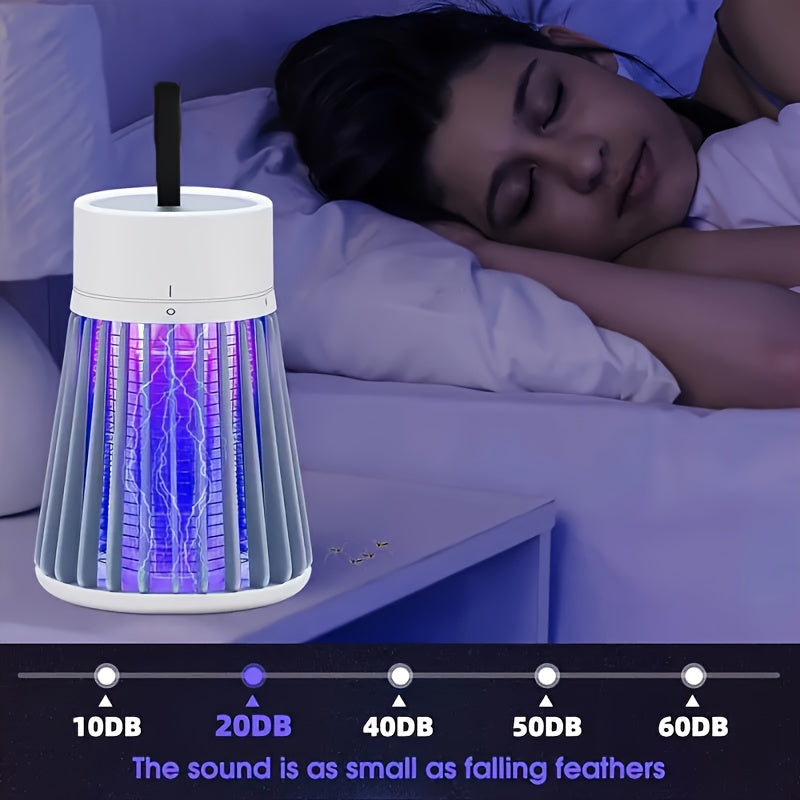 Wiederaufladbare Mückenlampe – 360° UV-Elektroschock-Insektenvernichter