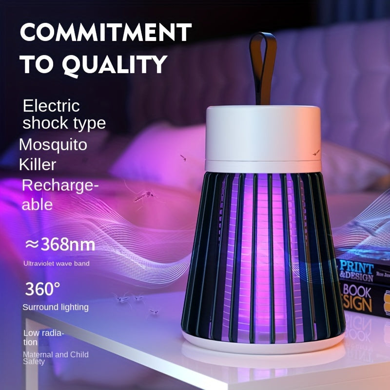 Wiederaufladbare Mückenlampe – 360° UV-Elektroschock-Insektenvernichter