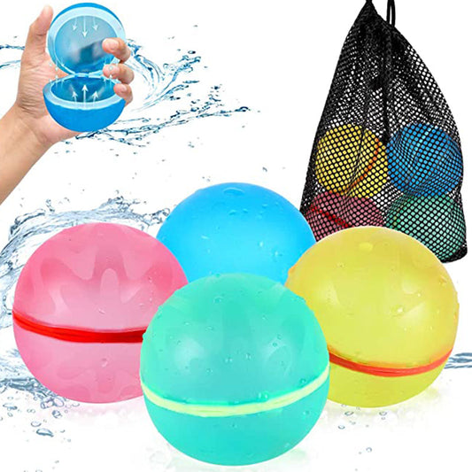 Splash Fun Wasserbälle – Wiederverwendbare Wasserballons für endlosen Spritzspaß