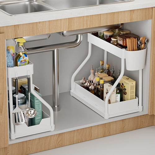 Kompaktes 2-Lagiges Regalsystem – Intelligent und Platzsparend für Jeden Schrank