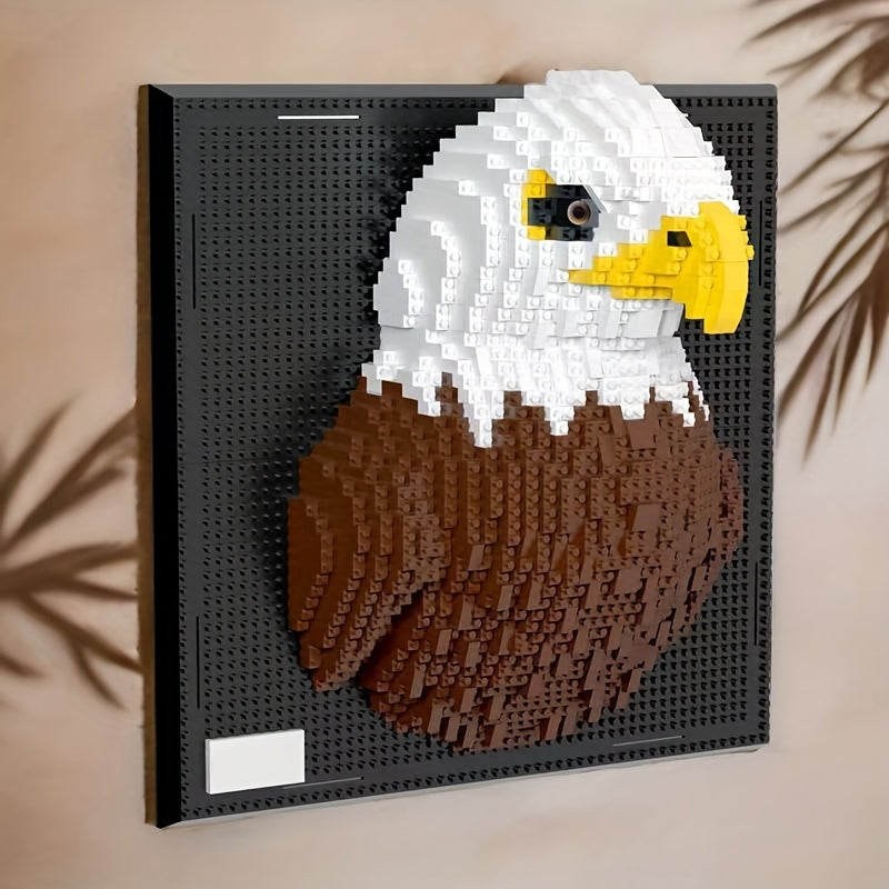 Kreative 3D Wandkunst Bauklötze – Hai und Adler Kollektion