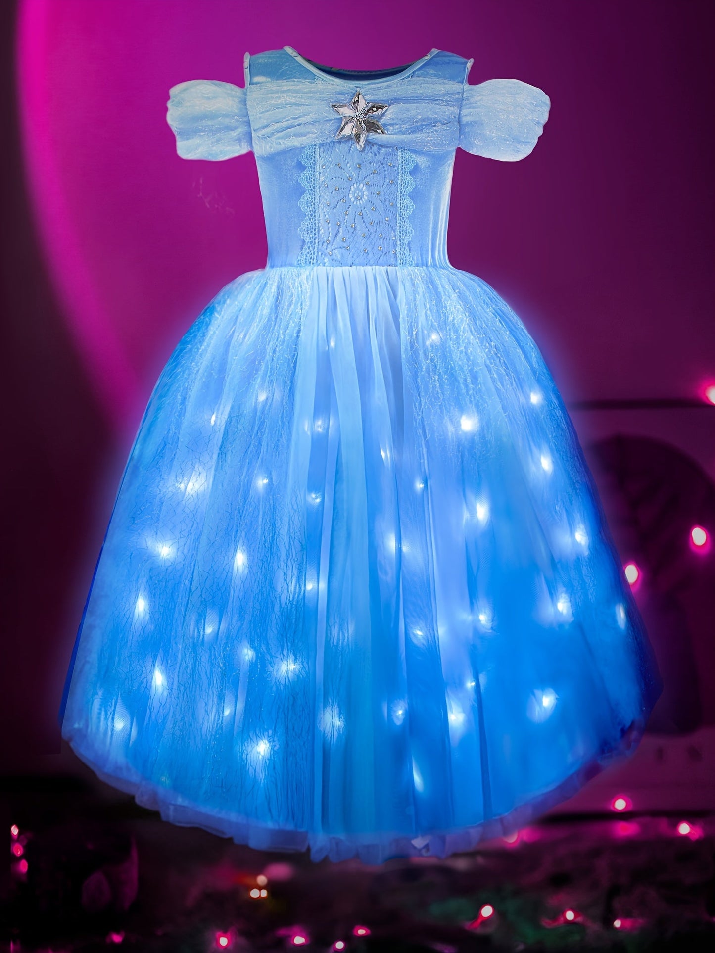 Magisches LED Tutu Kleid für Mädchen – Verzaubernde festliche Erfahrung